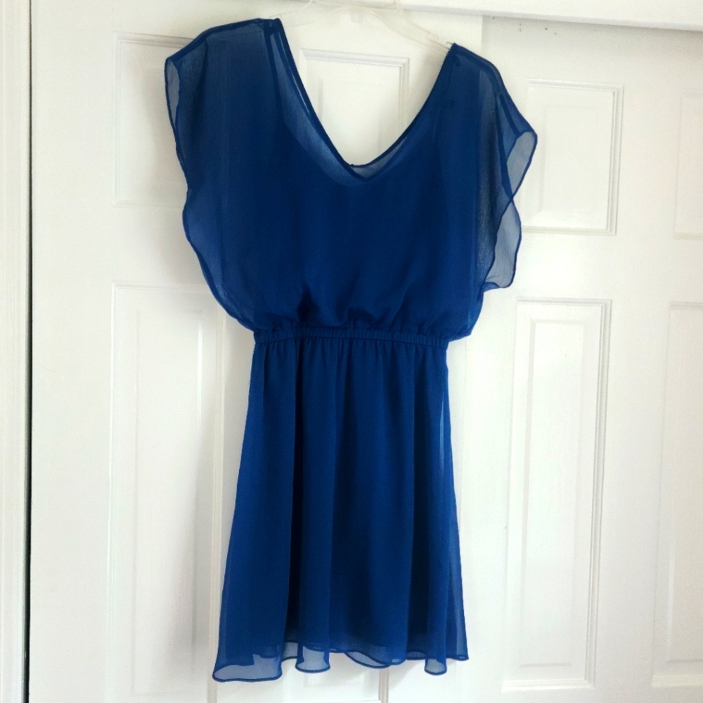 Express Crepe Chiffon mini dress